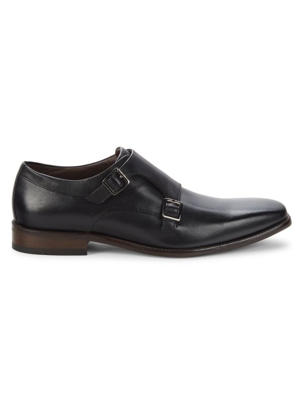 Johnston & Murphy Archer Double Monk Strap Shoes